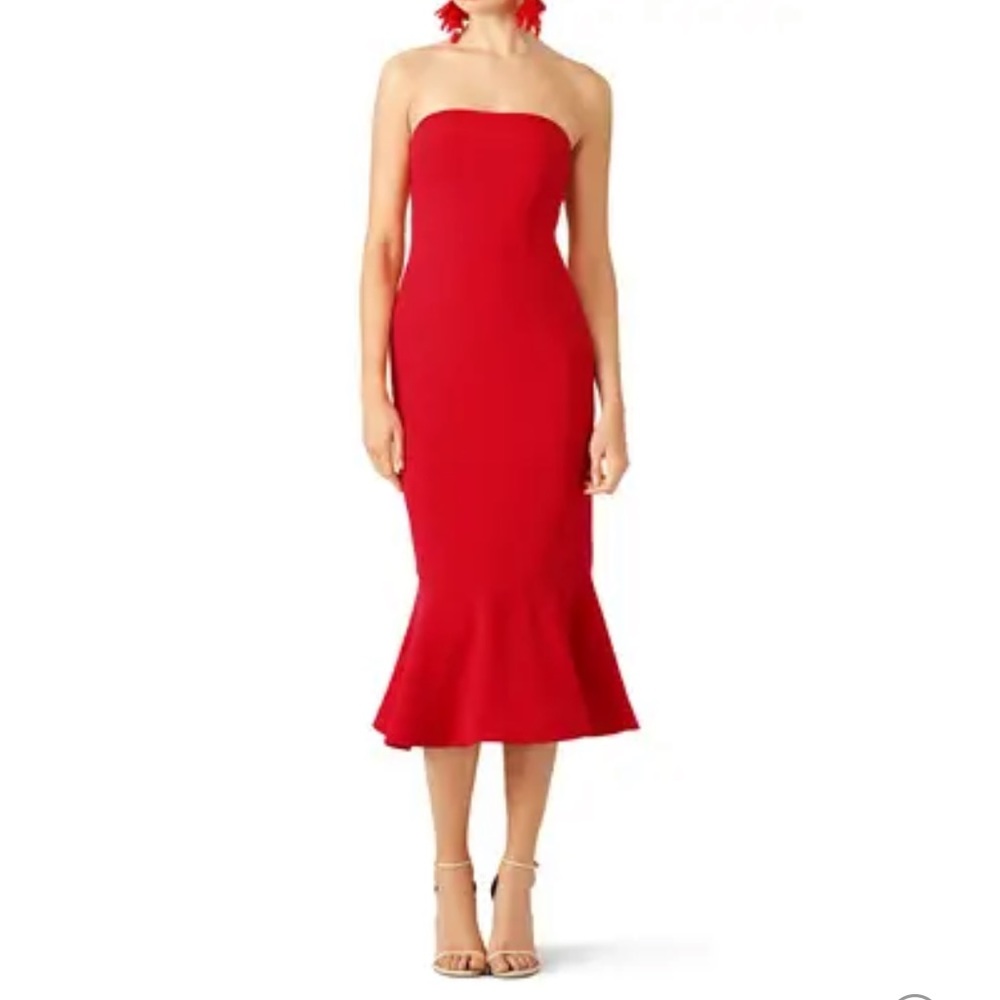 Cinq A Sept Red Luna Dress